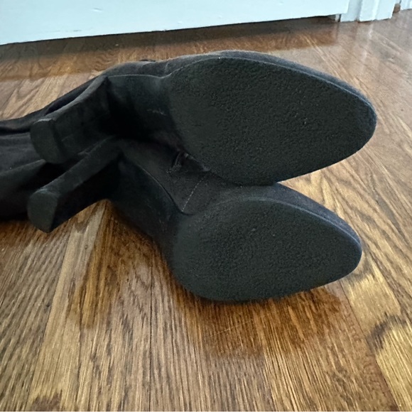 Sam Edelman over the knee suede dark gray boots size 7.5 - Picture 3 of 3